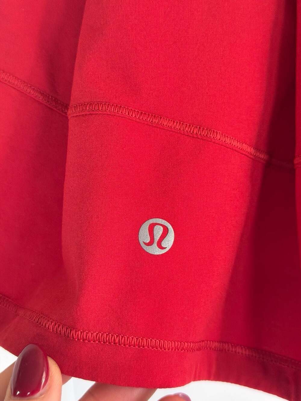 Lululemon Pace Rival Mid-Rise Skirt in Dark Red Size 2 - Picture 6 of 6